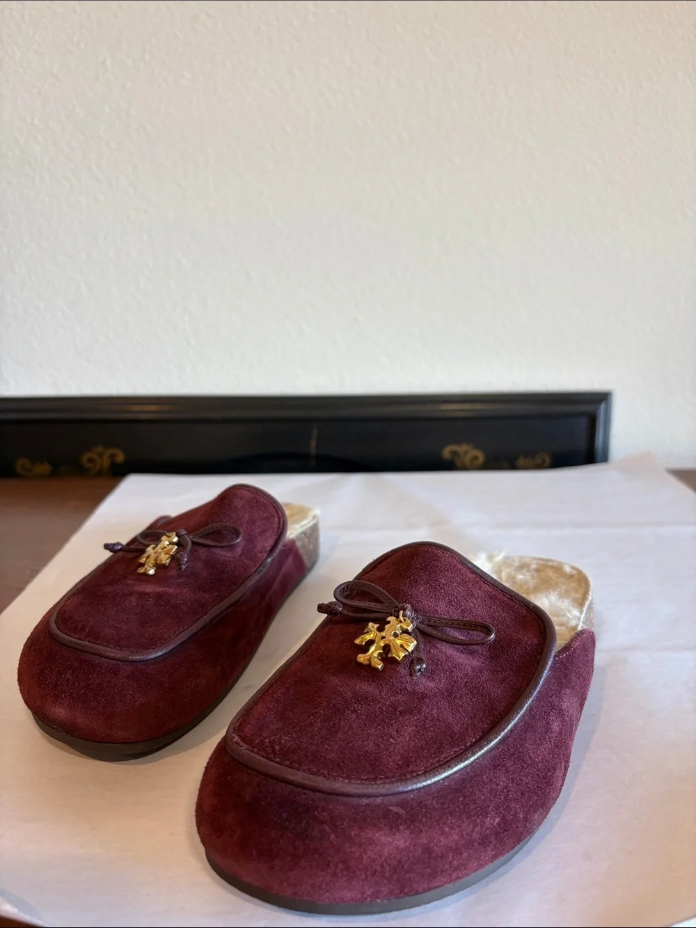 Tory Burch maroon tory